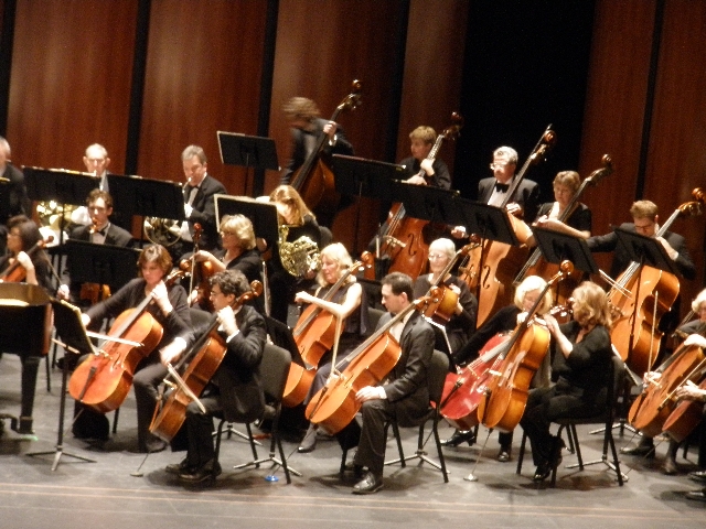 onstage with Livermore-Amador Symphony