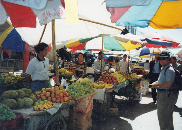 market in Turpan